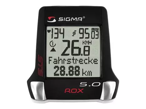 Велокомпьютер SIGMA ROX 5.0, 23 функции, беспроводной,черный, арт.05170