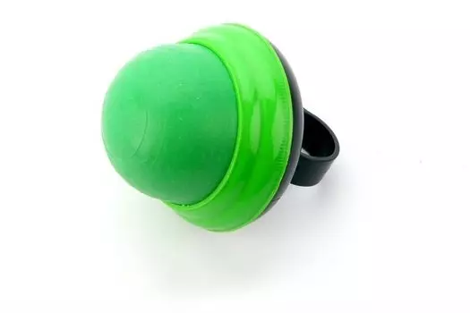 Сигнал велосипедный (фа-фа), детский, резина, 62mm, зеленый, 4630031482887