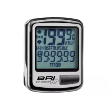 Велокомпьютер Stels BRI-10, 10 функций, проводной, серый, ST (060048)