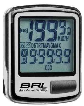 Велокомпьютер Stels BRI-8, проводной, 8 функций, серый, 060044, LU074601