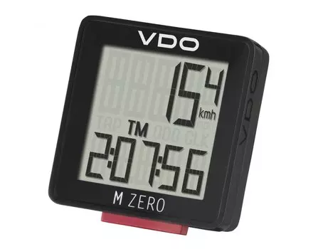 Велокомпьютер VDO M-ZERO WR, 5 функций, проводной, черный, 4-3000