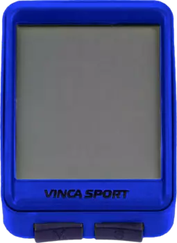 Велокомпьютер Vinca Sport, беспроводной, 12 функций, синий с черным, V 1507 blue/black
