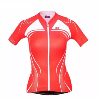 Велокомплект Santic, женский, короткий рукав, размер L, черно-красный, L5C02078RL