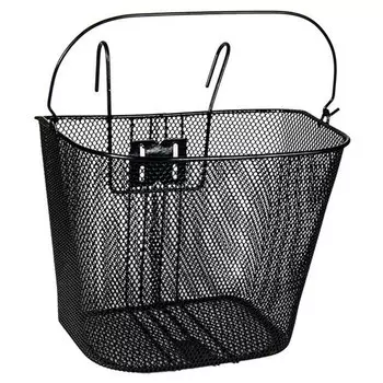 Велокорзина 4BIKE BL-A-008, на руль, быстросъемная, черная, ARV000376