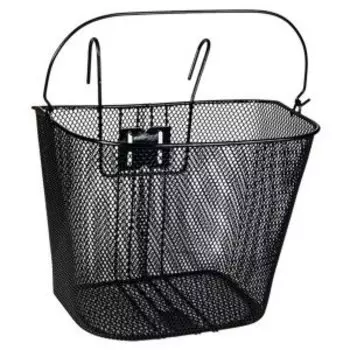 Велокорзина 4BIKE BL-A-008, на руль, быстросъемная, черная, ARV000376