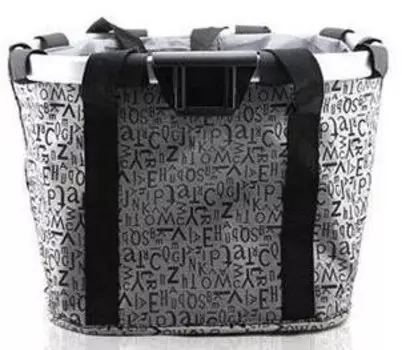 Велокорзина Eastman, передняя, быстросъемная, серая, TSE_EBG-04_grey