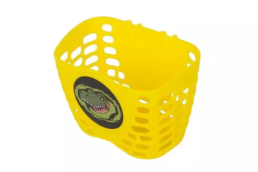 Велокорзина Green Cycle, детская, жёлтая, GCB-07