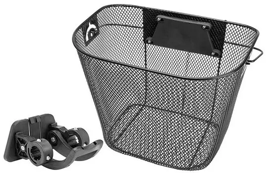 Велокорзина JL-285, передняя, чёрная, 270075