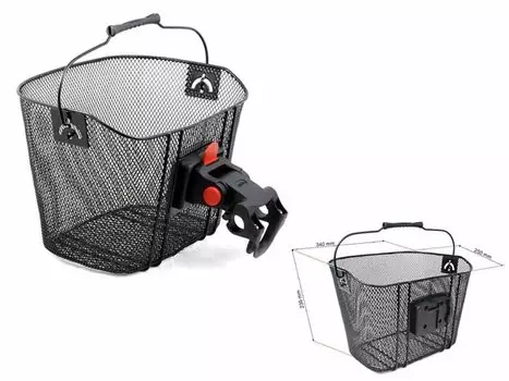 Велокорзина, передняя, быстросъемная, 8-15290005