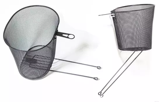 Велокорзина, передняя, чёрная, HB-007