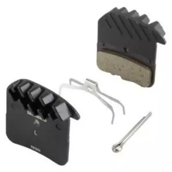 Тормозные колодки Shimano H03A, для дисковых тормозов, с радиатором, смола, пара, Y1XM98020