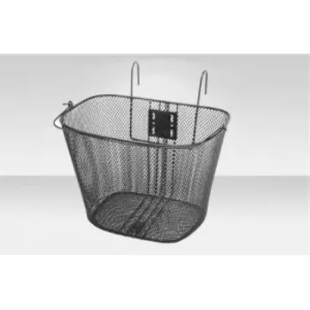 Велокорзина Stels JL-045-1, передняя, навесная, на руль, с креплением для 28", чёрный, ST (270042)