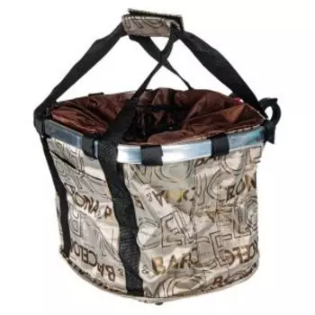 Велокорзина/сумка 4BIKE BL-F-002, на руль, быстросъемная, белая, ARV000384