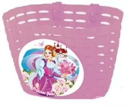 Велокорзина Vinca Sport, детская, на руль, розовая, P 06 Princess Kate