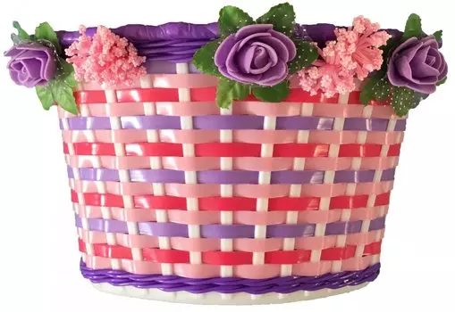 Велокорзина Vinca Sport, детская, на руль, розовая, P 10 Rose