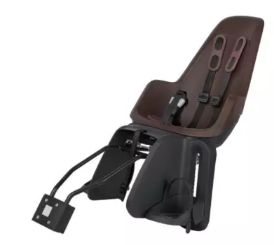 Велокресло BOBIKE ONE Maxi Frame, с креплением на багажник/раму, coffee brown, 8012200012