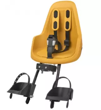 Велокресло BOBIKE ONE Mini, для крепления на рулевой трубе (переднее), mighty mustard, 8012000010