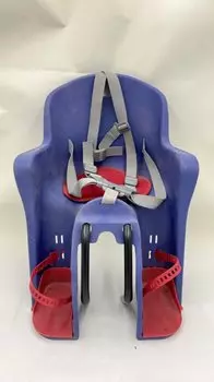 Велокресло детское BG-6, на подседельную трубу, до 15 кг, светло-синий, RNVBCBG60001slate _УЦЕНКА