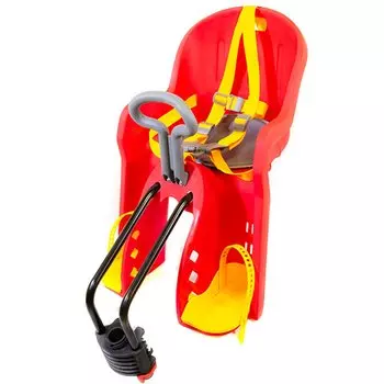 Велокресло детское BQ, переднее, за подседельную трубу, max 15кг, пластик, красная, BC-TX-10-0-R