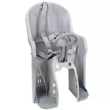 Велокресло детское BQ, переднее, за подседельную трубу, max 15кг, пластик, серое, BC-TX-10-0-G