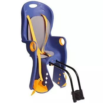 Велокресло детское BQ, заднее, за подседельную трубу, max 22кг, пластик, синее, BC-TX-7A-0-BL