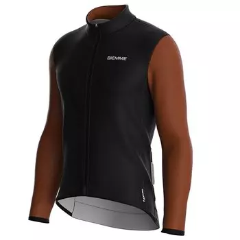 Велокуртка Biemme ADAMELLO, черный/коричневый, 2023, A30N1042M (Размер: L, Цвет: Черный/коричневый)