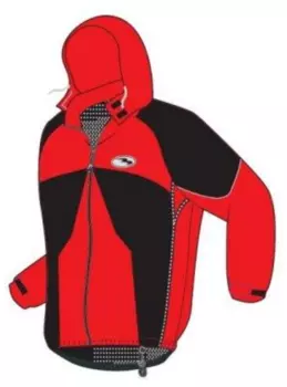 Велокуртка Biemme Cosmos WS с капюшоном, Красный, 3041.00 M2674, 2018