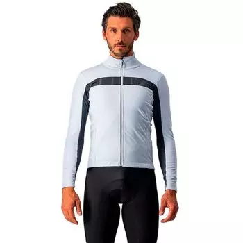 Велокуртка Castelli MORTIROLO VI, мужская, серебристо-серый, 4520506 (Размер: L, Цвет: Серебристо-серый)