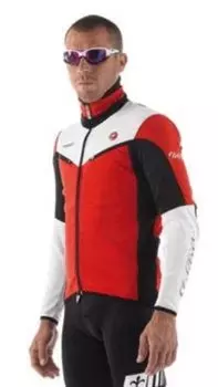 Велокуртка Castelli Wilier Managgia'16, красно-белый-черный, WL81 (Размер: M)