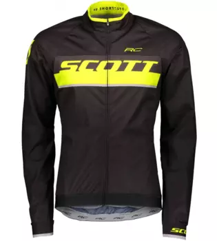 Велокуртка SCOTT RC Pro WB, black/sulphur yellow, 2018, 264828-5024