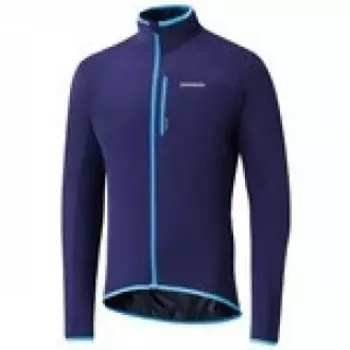 Велокуртка, SHIMANO, UNISEX, WINDBREAK STRETCHABLE, синяя р-рXXL (арт.ECW-JATW-KS23-US6)