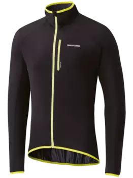 Велокуртка, SHIMANO, WINDBREAK STRETCHABLE, черная р-рM(арт.ECW-JATW-KS23-UL3)