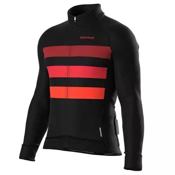 Веломайка Biemme CALDERONE, длинный рукав, черный/красный, 2023, A14N1012M (Размер: M, Цвет: Черный/красный)