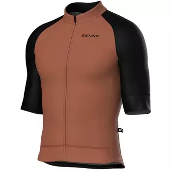 Веломайка Biemme HILL, короткий рукав, коричневый, 2024, A12Q2012M (Размер: XL, Цвет: Коричневый)