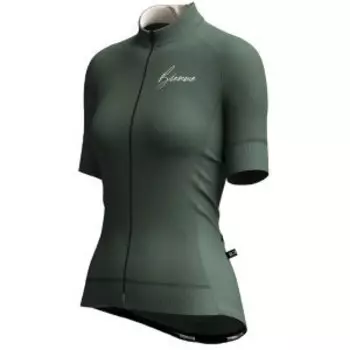 Веломайка Biemme HILL Lady, короткий рукав, темно-зеленый, 2024, A12Q2012L