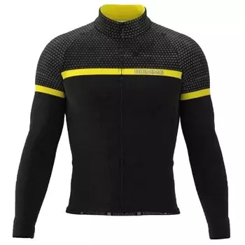 Веломайка Biemme PATAGONIA, длинный рукав, черный/желтый, A14M1022M (Размер: XXXL, Цвет: черный/желтый)