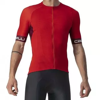 Веломайка Castelli ENTRATA VI, короткий рукав, красный, 4522025 (Размер: M, Цвет: Красный)