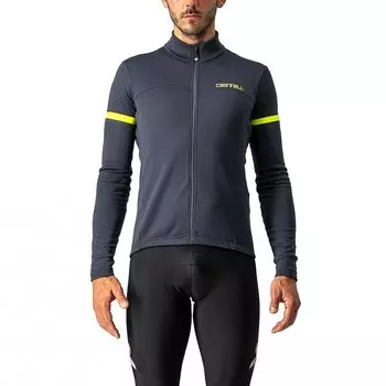 Веломайка Castelli FONDO 2 FZ, длинный рукав, черный, 4521513 (Размер: M, Цвет: Черный)