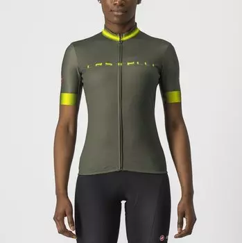 Веломайка Castelli GRADIENT женская, короткий рукав, хаки, 4521050 (Размер: S)