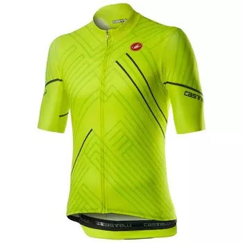 Веломайка Castelli Passo, короткий рукав, желтый 2020