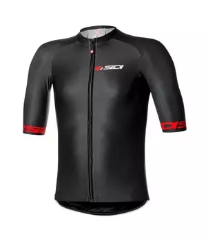 Веломайка Castelli Sidi Aero Race 6.0 №410, короткий рукав, черный/красный, 2021, PCSMAAERO (Размер: L)