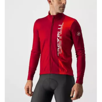 Веломайка Castelli TRAGUARDO FZ, длинный рукав, красный, 2022, 4521515