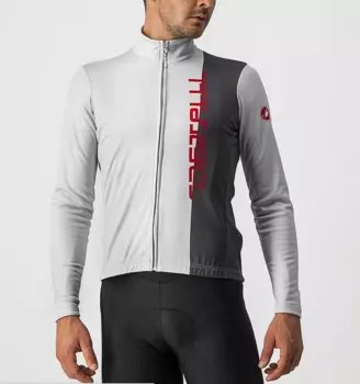 Веломайка Castelli TRAGUARDO FZ, длинный рукав, серый, 2022, 4521515 (Размер: XL)