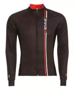 Веломайка длинный рукав Biemme Blade черный/красный, A14J1022M, 2019