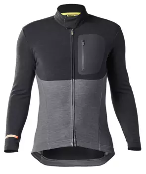 Веломайка длинный рукав MAVIC ALL ROAD THERMO, черный/серый, 401859, 2018