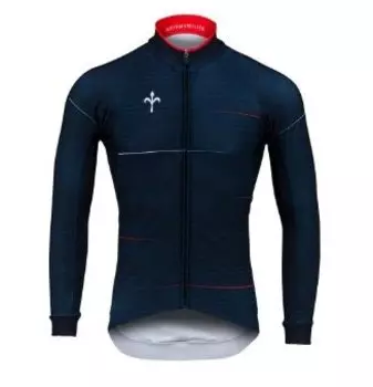 Веломайка длинный рукав Wilier Caivo'19, синий, WL279 Blue (Размер: L)