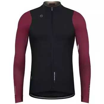 Веломайка GOBIK PACER BLEND MAN CABERNET, длинный рукав, черный/бордовый, 10-01-059-003