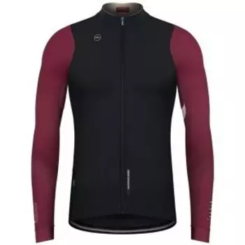 Веломайка GOBIK PACER BLEND MAN CABERNET, длинный рукав, черный/бордовый, 10-01-059-003