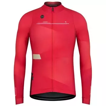 Веломайка GOBIK PACER MAN BITTER, длинный рукав, красный fluo, 10-01-036-020 (Размер: L, Цвет: Красный fluo)