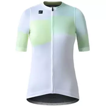 Веломайка GOBIK STARK WOMEN ZINNIA, короткий рукав, белый/зеленый, 10-01-028-033 (Размер: XS, Цвет: Белый/зеленый)